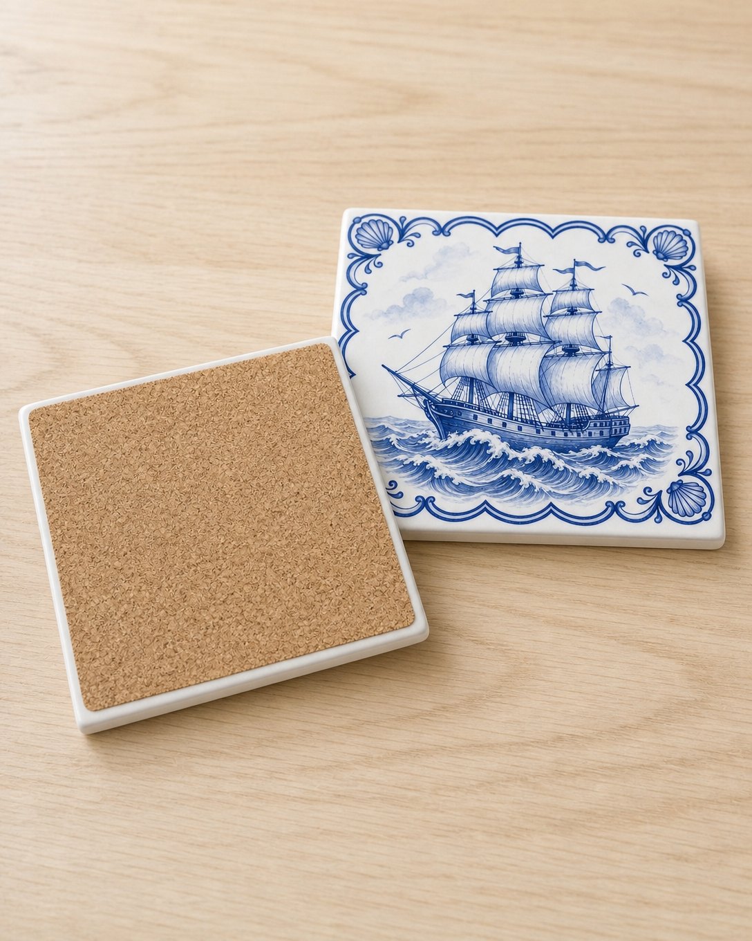 Harbour Galleon Tile Trivet, image 4