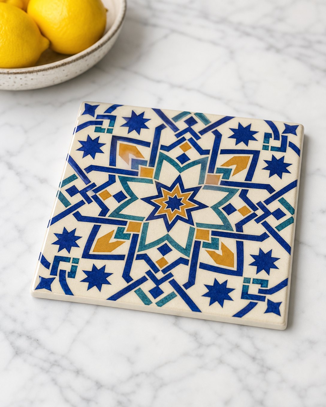 Alcazar Star Tile Trivet, image 1