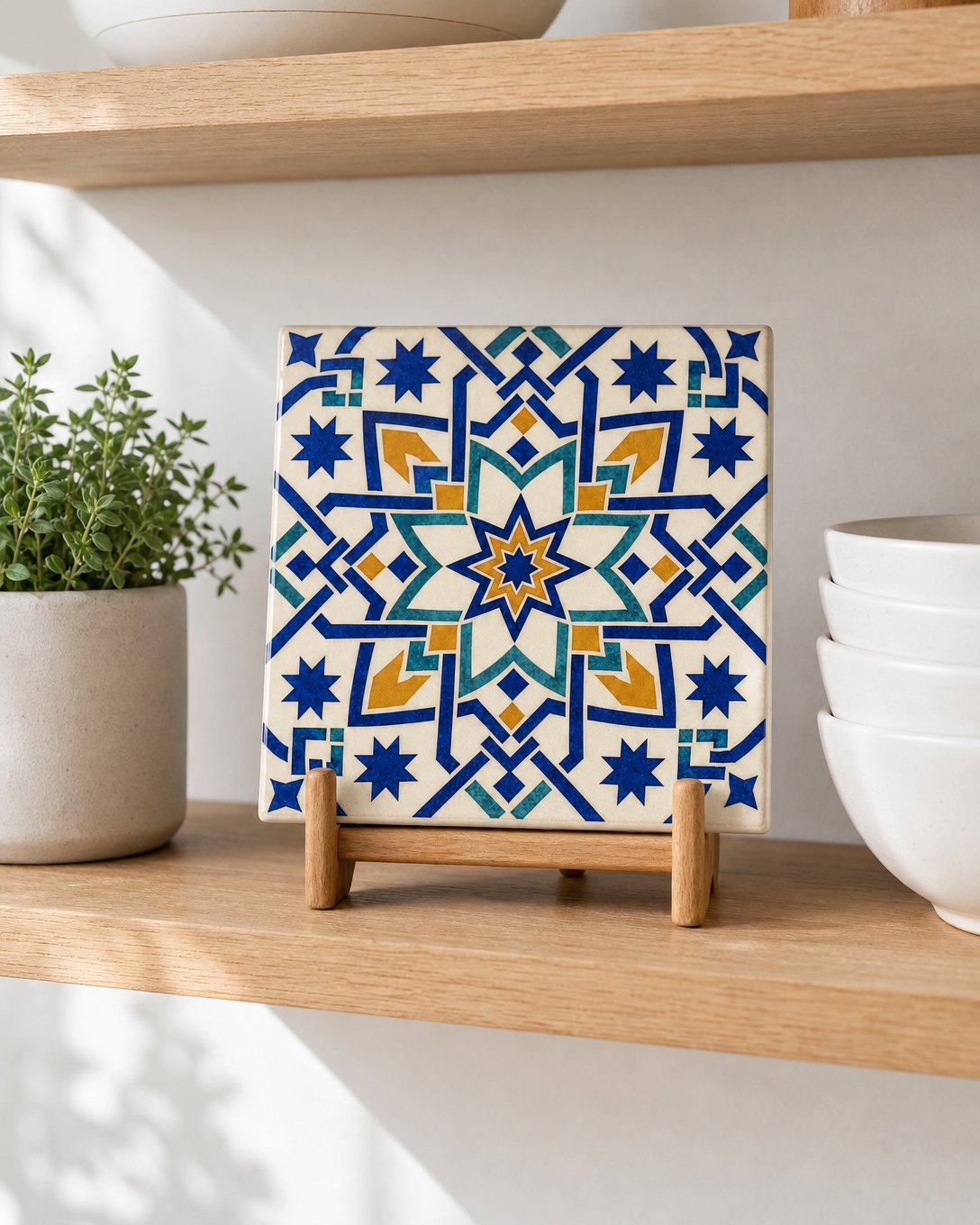 Alcazar Star Tile Trivet, image 3