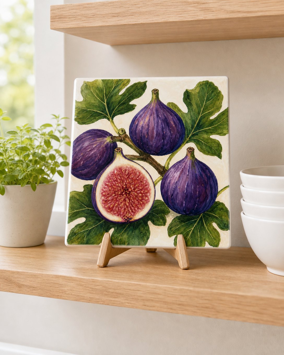 Split Fig Tile Trivet, image 3