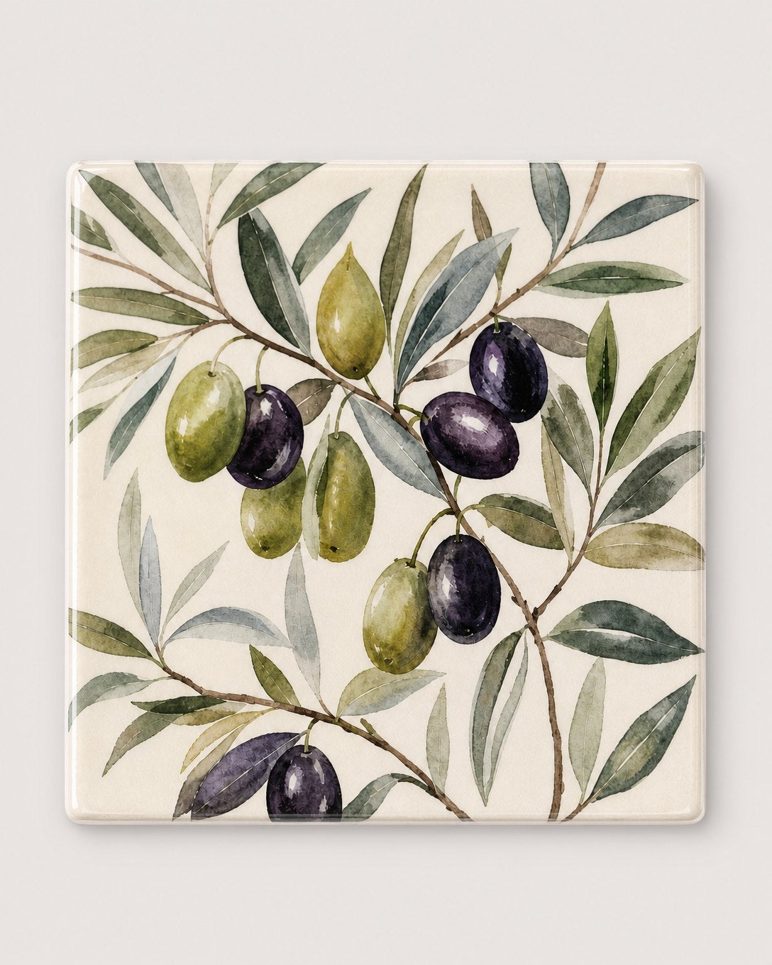 Olive Branch Tile Trivet, image 2