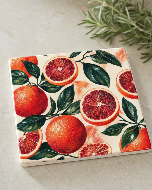 Blood Orange Tile Trivet, image 1