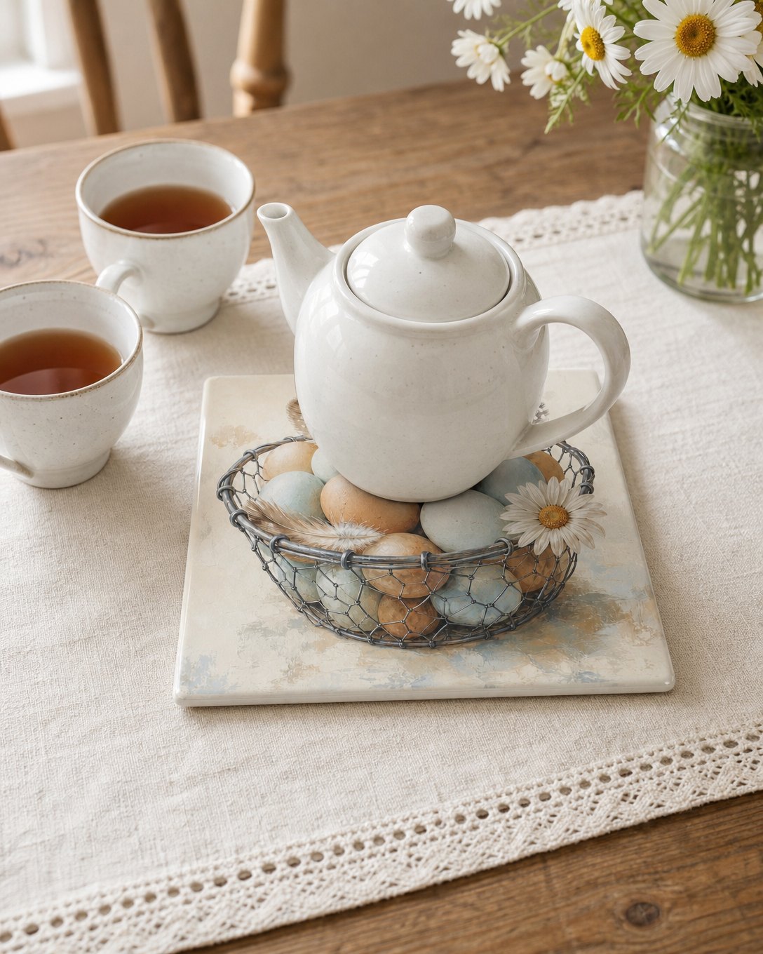 Egg Basket Tile Trivet, image 5