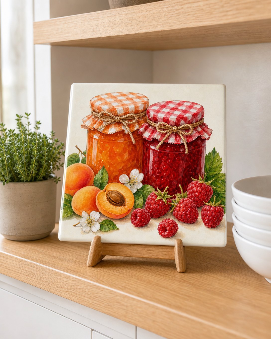 Pantry Preserves Tile Trivet, image 3